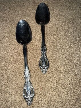 Vintage imperial stainless grapefruit spoons